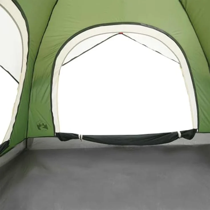 vidaXL Campingzelt, 4 Personen, wasserdicht mit abnehmbarem Überzelt, grün, 3,65 kg – Bild 7