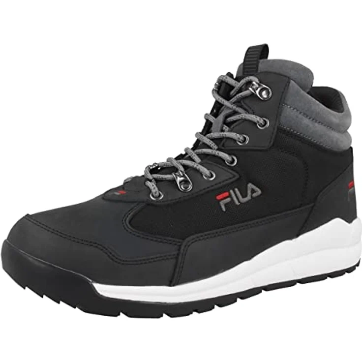 FILA Alpha Herren Wanderschuhe, sportliche Outdoor-Stiefel mit gepolsterter Zwischensohle, schwarz, Größe 44 – Bild 4