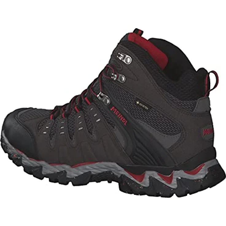 Meindl Respond Mid II GTX, Leichte Wanderschuhe mit Gummiprofilsohle, Schwarz – Bild 3