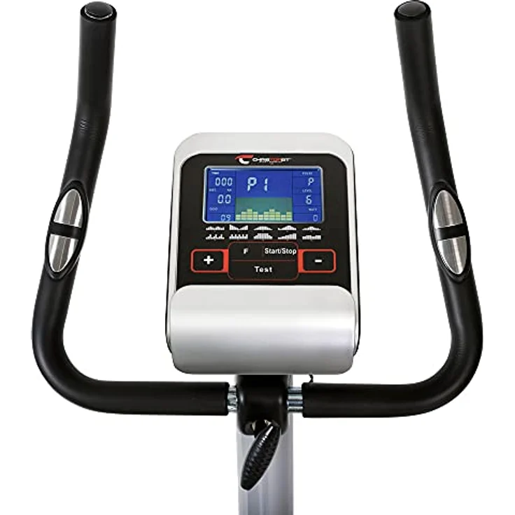 Christopeit Sport Fahrrad-Heimtrainer AL 2 Black Edition - 24-Stufig, 9kg Magnet-Bremssystem, LCD-Display, bis 150kg – Bild 5