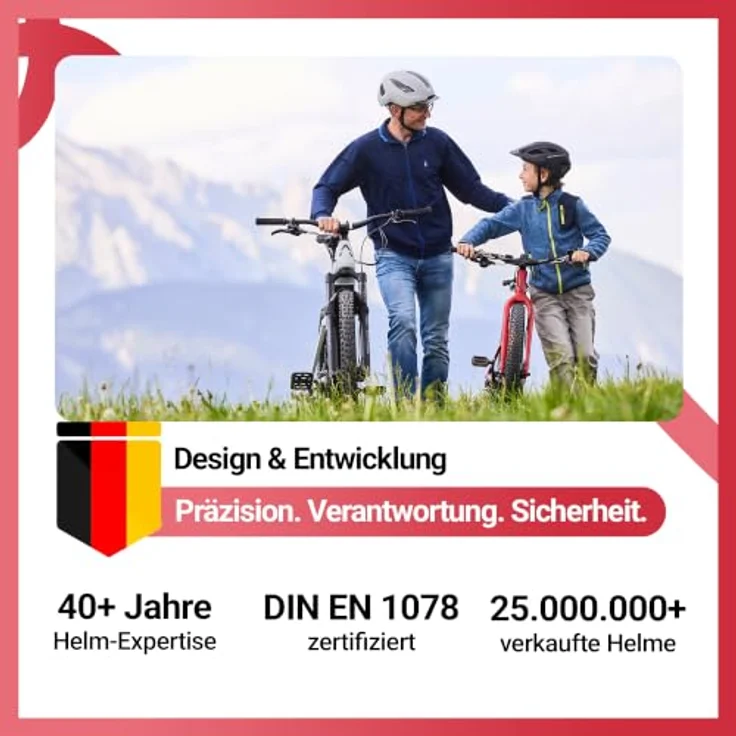 KED Embrace Jr Fahrradhelm – Jugendhelm mit integriertem Visier, Leichtbau und guter Ventilation, Farbe: Coral Matt, Größe: 52-56 (SM) – Bild 6