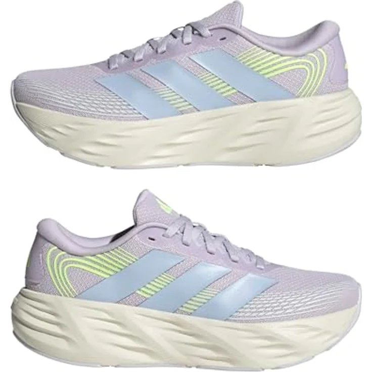 Adidas GALAXY IH9789_590, Laufschuhe mit atmungsaktivem Obermaterial und cloudfoam Dämpfung, Mehrfarbig Purple Tint/Frozen Purple/Hi-Res Yellow, Größe 40 – Bild 7
