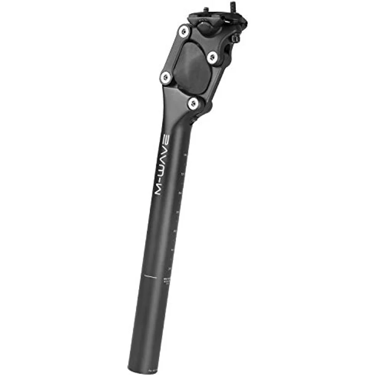 M-Wave FOURSPRING Sattelstütze, schwarz, 27,2 mm, ergonomische Federung mit 36 mm Federweg und einstellbarer Vorspannung – Bild 1