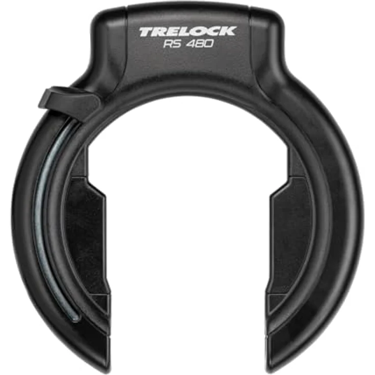 TRELOCK Rahmenschloss RS 480 AZ + Einsteckkette ZR 355 100/6, Fahrradschloss-Set mit Satteltasche und Sicherheit Level 13, 70,7 mm breite Öffnung – Bild 2