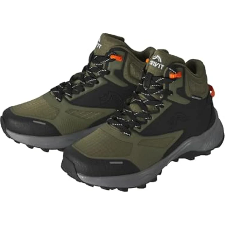 CRIVIT Damen Trekkingstiefel, grün mit komfortabler Schaftrandpolsterung und dämpfender EVA-Zwischensohle, Größe 37 – Bild 1