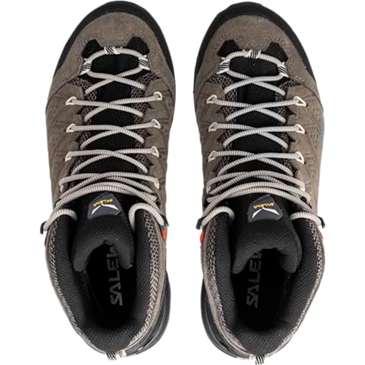 SALEWA Women's Alp Mate Mid GTX, Wasserdichte Wanderschuhe aus Wildleder mit griffiger Pomoca-Sohle, braun, Größe 37 – Bild 3