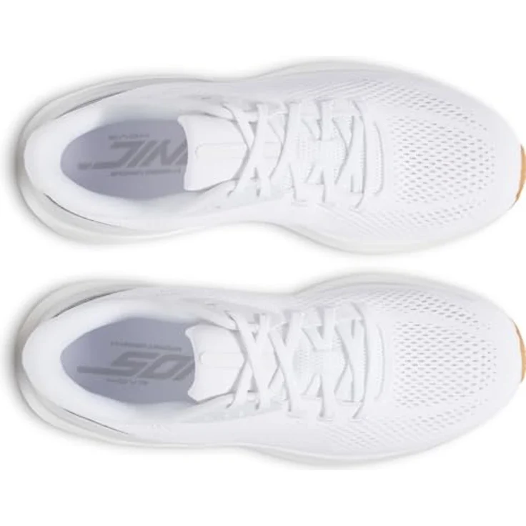 Under Armour Ua Sonic 7, Laufschuhe mit atmungsaktivem Jacquard-Obermaterial, 3D-geformter Einlegesohle und UA HOVR+ Dämpfung, weiß – Bild 4
