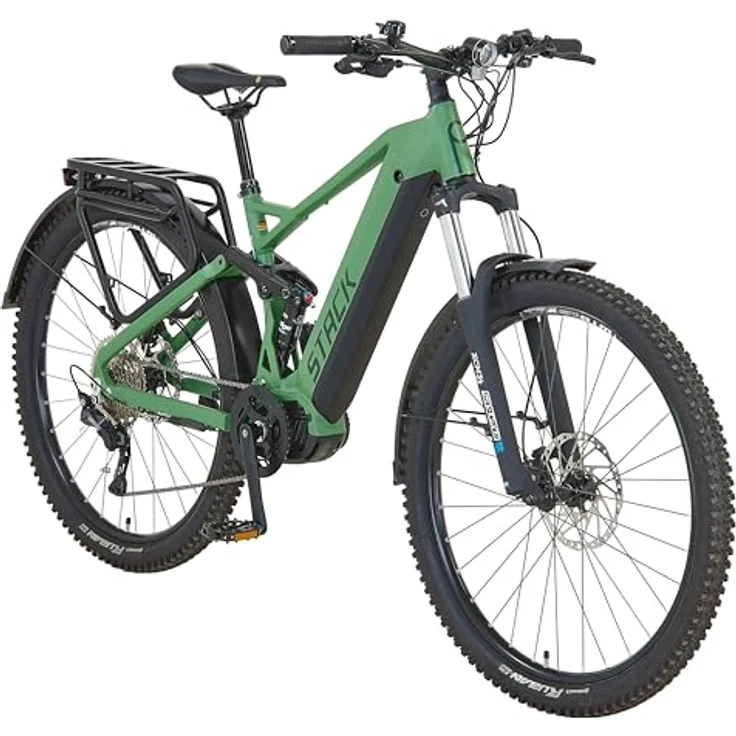 Prophete Stack 5.0 SUV E-Bike Fully 29 Zoll - Mittelmotor AEG - 720 Wh - 10-Gang Kettenschaltung - HDY. Scheibenbremse - Rahemnhöhe 48 cm, in Schwarz – Bild 2