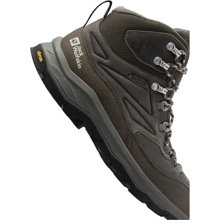 Jack Wolfskin CYROX TEXAPORE MID M, Wasserdichter Wanderschuh für Herren mit TEXAPORE-Membran und Vibram®-Laufsohle – Bild 5
