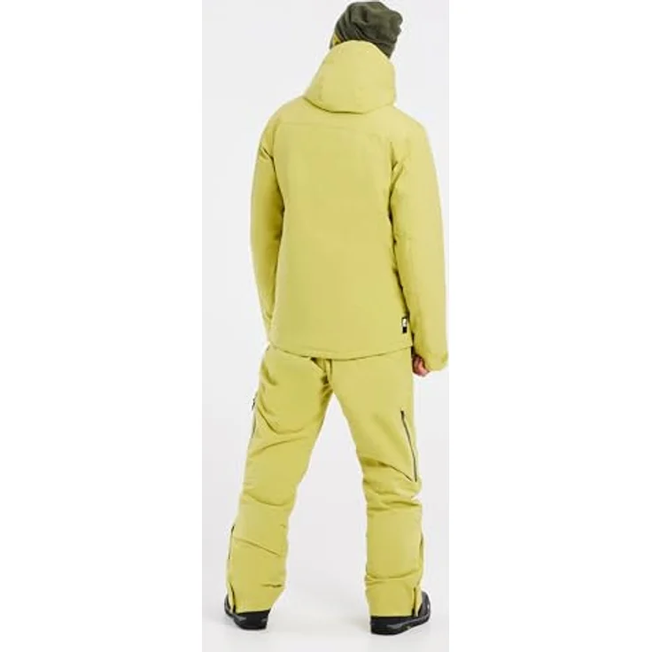 PROTEST PRTTIMO 23 Skijacke, winddicht, Slim Fit, mit Kapuze und Daumenschlaufen, Splitpea green, Größe XL – Bild 5
