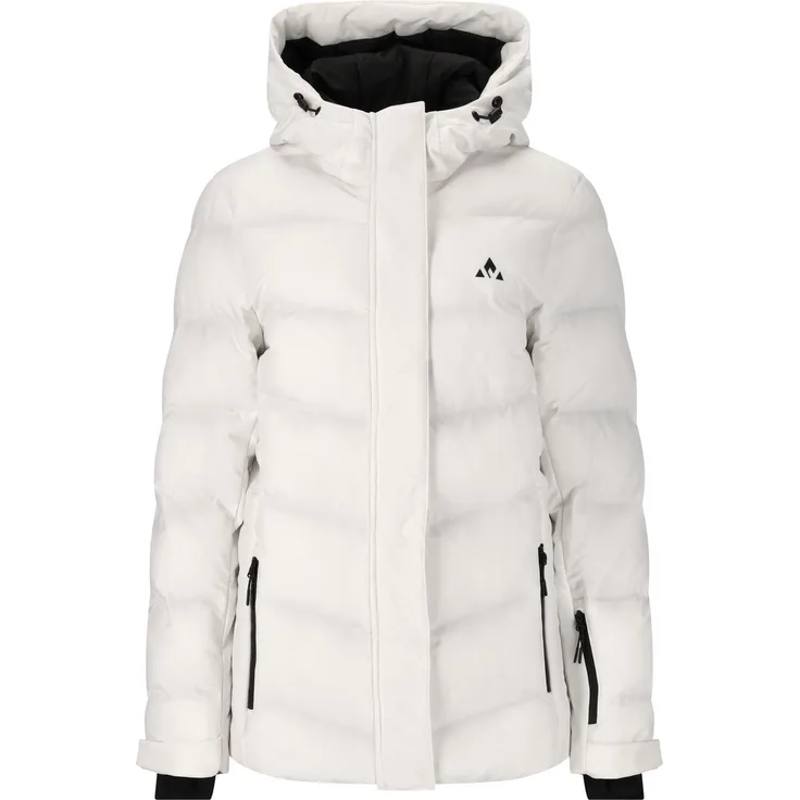 Whistler Cheno W Puffer Ski Jacket, Damen Skijacke in Weiß, wasserdicht, atmungsaktiv, Größe 42/XL