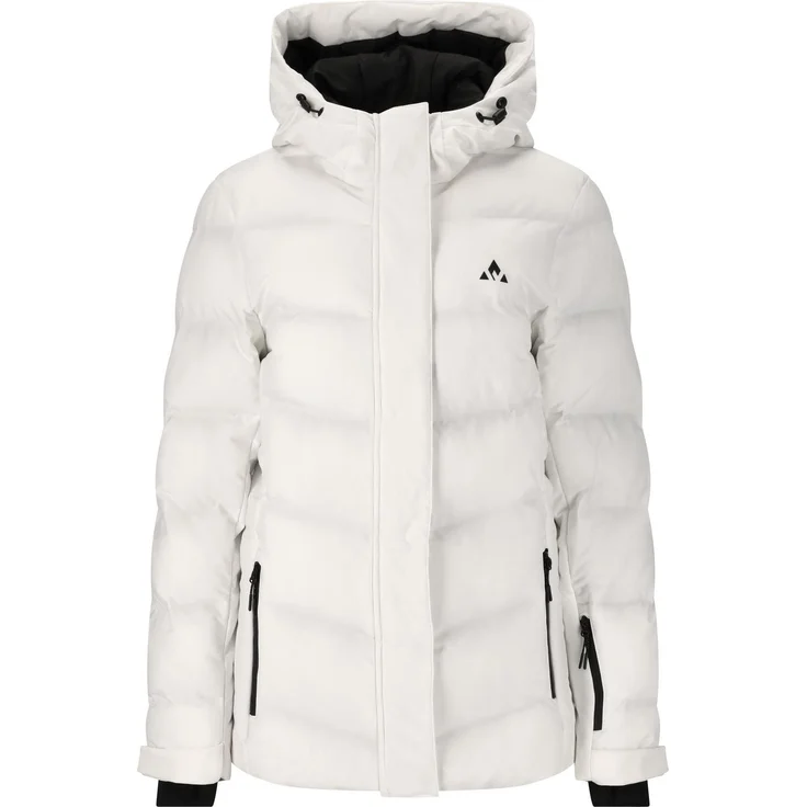 Whistler Cheno W Puffer Ski Jacket, Damen Skijacke in Weiß, wasserdicht, atmungsaktiv, Größe 42/XL