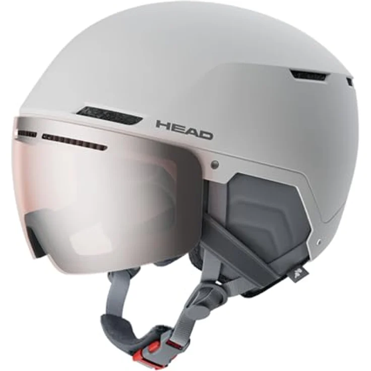 HEAD Cinema W Skihelm XS/S, Visierhelm mit Sphere Fit-System und Easyclick Lens Exchange, weiß – Bild 1