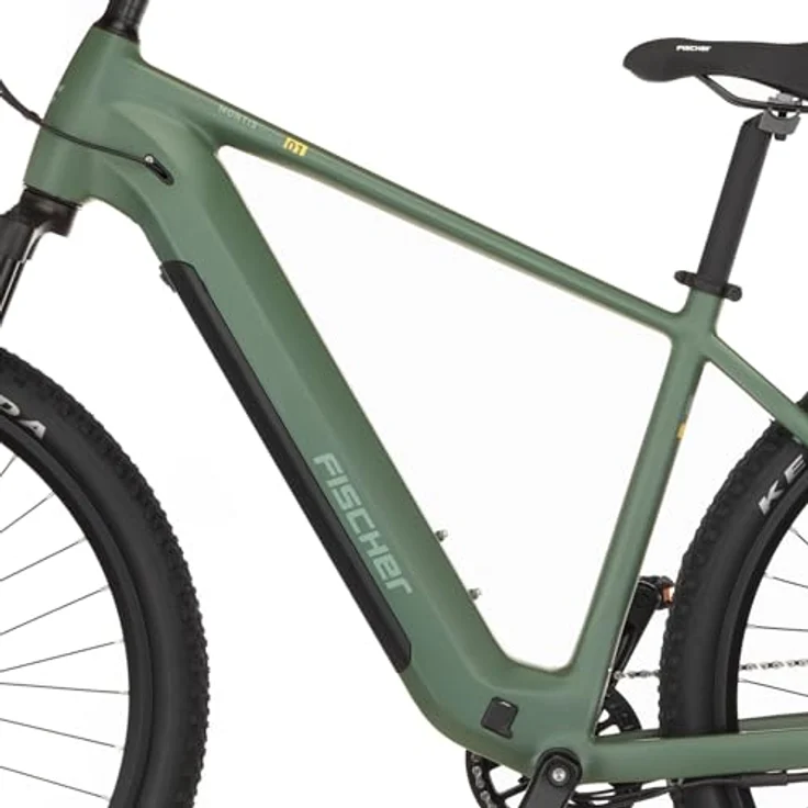 FISCHER E-Bike MONTIS MOVE 01, 29 Zoll, Rahmenhöhe 48 cm, 474 Wh Akku, Heckmotor, SHIMANO 8-Gang Kettenschaltung, grün – Bild 9