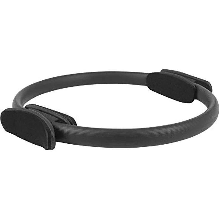 GORILLA SPORTS® Pilates Ring - Doppelgriff, Durchmesser 39 cm, Schwarz - Pilates Circle, Yoga Fitness Ring, Widerstandsring – Bild 3