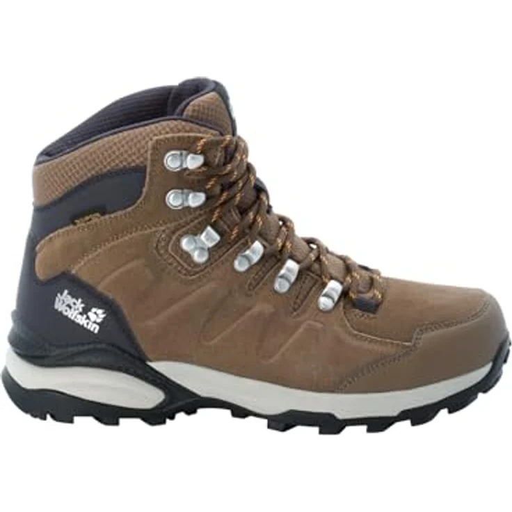 Jack Wolfskin Refugio Texapore Mid W, Damen Wanderschuhe, wasserdicht, Braun, Größe 37.5 – Bild 2