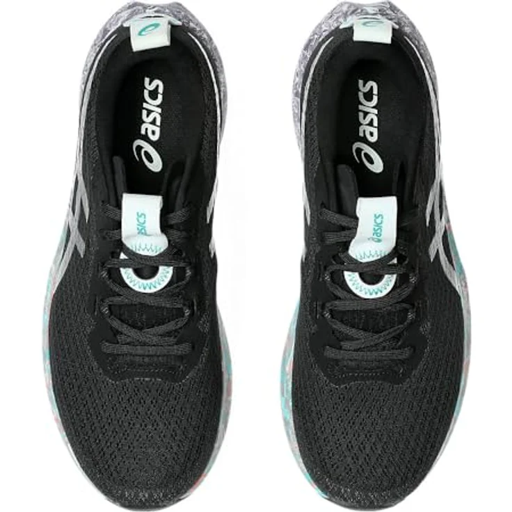 Asics Gel Noosa Tri 16, Laufschuh für Triathleten, black/soothing sea, synthetisches Material, Gummisohle – Bild 3