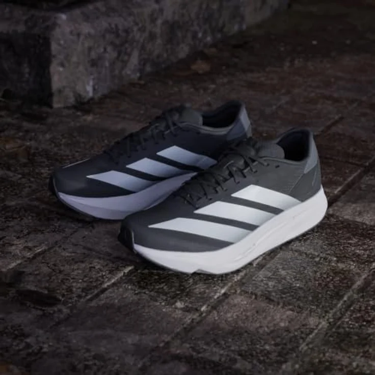 adidas Adizero SL2 Laufschuhe, Core Black Cloud White Grey Five, Lightstrike Pro Dämpfung, EU 50 – Bild 9