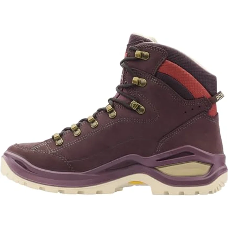 Lowa Renegade Evo GTX MID Ws, Wanderstiefel aus Veloursleder, winddicht und wasserfest, violett, Größe 40 – Bild 2