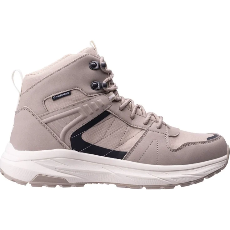 Hi-Tec Rozers Wanderschuhe für Herren, Knöchelhoch mit Wasserbeständigkeit und Gummisohle, Beige, Größe 47 EU
