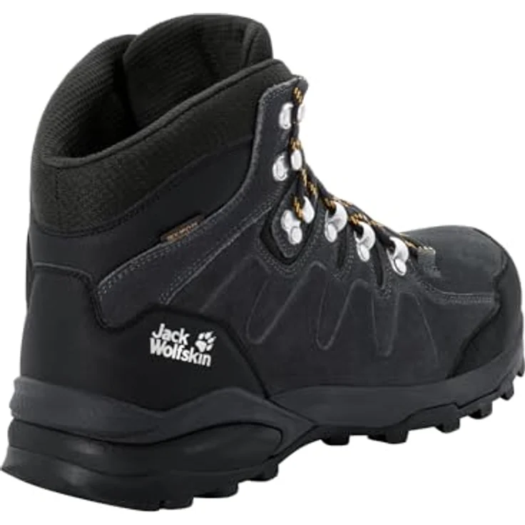 Jack Wolfskin Refugio Texapore Mid M, Herren Wanderschuhe, wasserdicht, Grau, Größe 44 – Bild 7