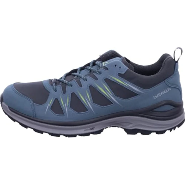 Lowa Innox Evo II GTX, Multifunktions-Wanderschuh mit GORE-TEX-Membran, wasserdicht, petrolblau/grau, Herren – Bild 2