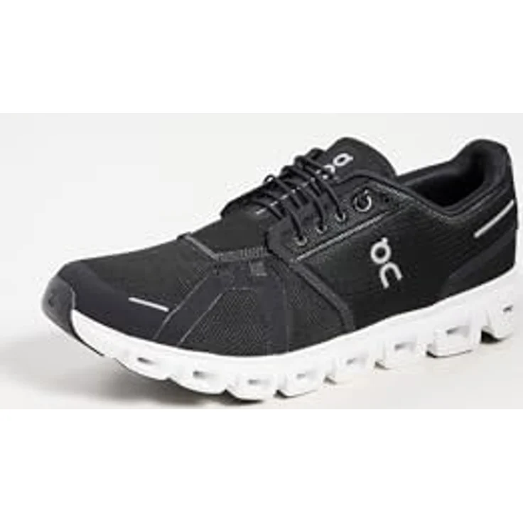 On Running Cloud 6, Herren Laufschuhe mit CloudTec®-Dämpfung, Speedboard® und recyceltem Obermaterial, Schwarz, Größe 42.5 – Bild 2