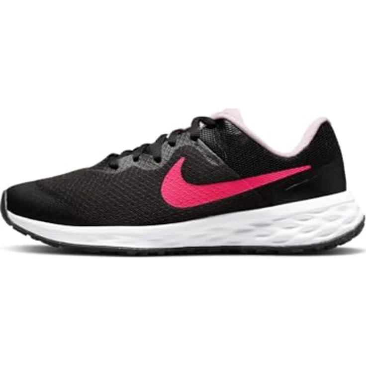 NIKE Revolution 6 Nn (Gs) Laufschuhe Kinder, atmungsaktiv, schwarz, Größe 38,5 – Bild 1