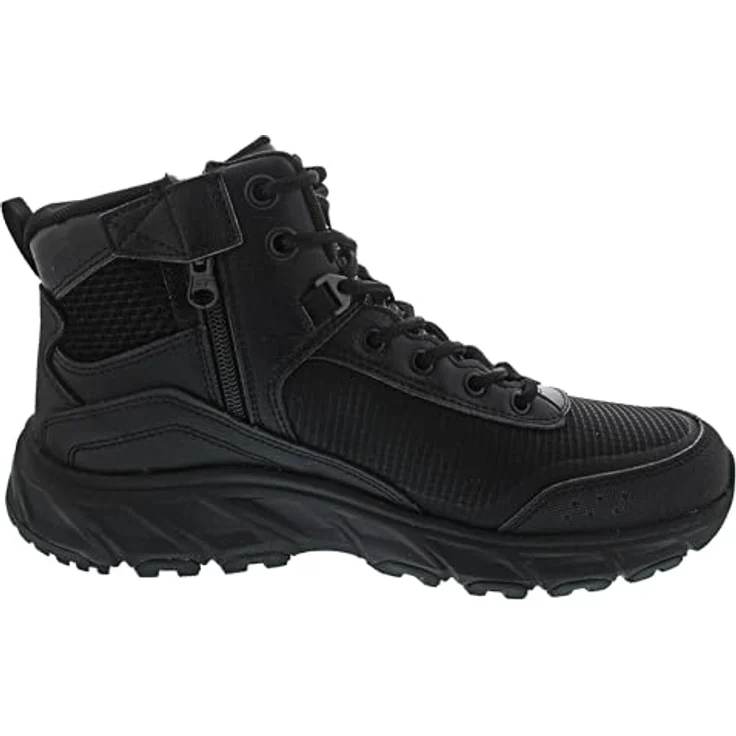 Skechers Hillcrest 2.0 - Woodrock Peak 237804-BBK, Trekkingschuhe für Herren, gepolsterte Air-Cooled Memory Foam-Innensohle, stoßdämpfende Zwischensohle, schwarz – Bild 3