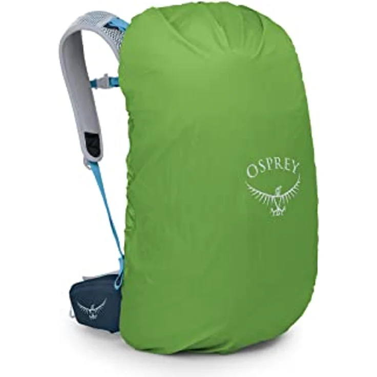 Osprey Hikelite 28 Atlas Blue M/L, Wanderrucksack mit gespannter Mesh-Rückenplatte und praktischem Reißverschlusszugang – Bild 3