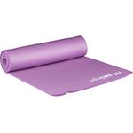 Relaxdays geposltert Yogamatte, lila, M