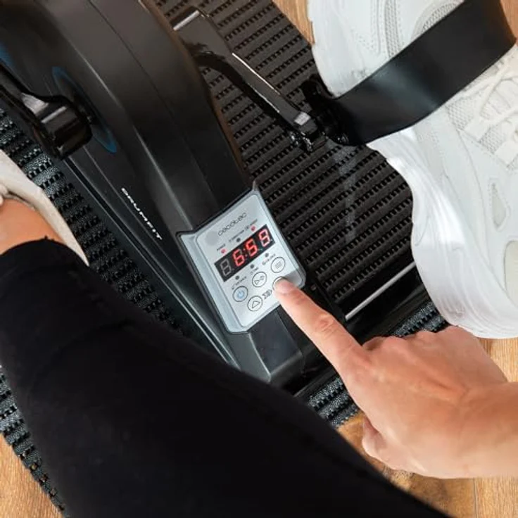 Cecotec DrumFit Cycle Compact Pro, Heimtrainer mit kompakter Fernbedienung, manuell einstellbaren Widerstandsstufen, LCD-Display, max. Gewicht 100 kg – Bild 5