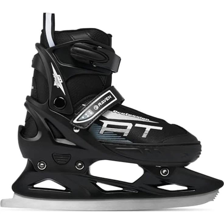 RAVEN Profession 2in1 Schlittschuhe Inlineskates, verstellbar für Kinder und Erwachsene, schwarz, Größen 38-42 (25cm-27,5cm), inkl. Kufenaufsatz – Bild 4