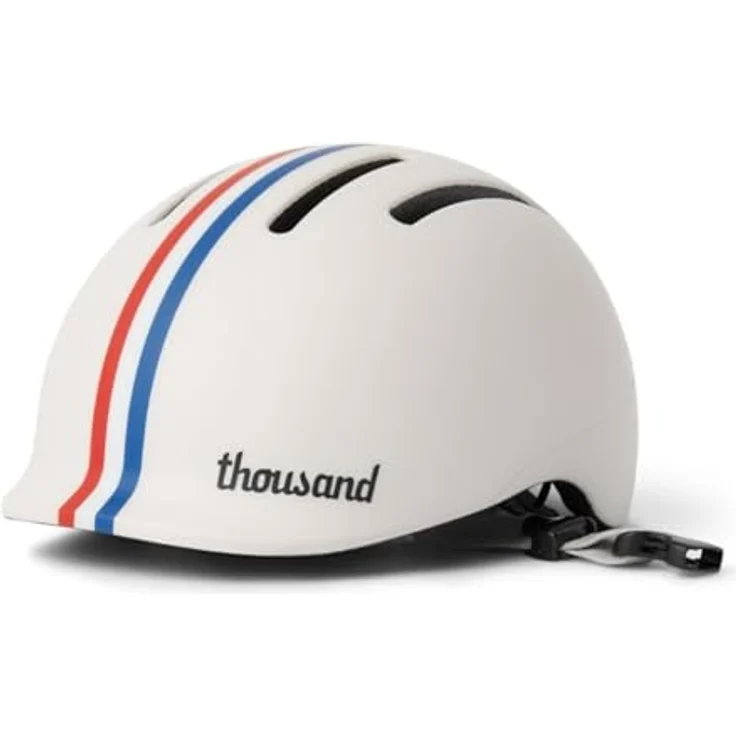 Thousand Kids Fahrradhelm Junior, Velohelm für Kopfumfänge 49 - 53 cm, Schwarz – Bild 1