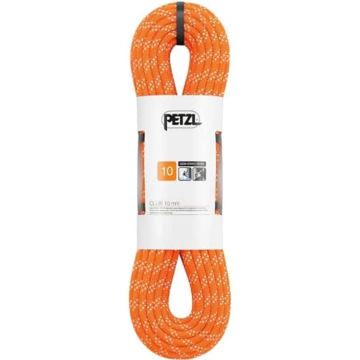 PETZL Verticality, Halbstatisches Kletterseil, 10 mm Durchmesser, orange, 60m, EverFlex-Behandlung, ClimbReady-Technologie – Bild 2
