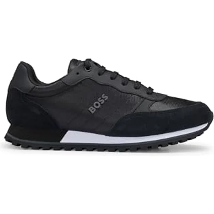 HOGOBOSS Parkour-L_Runn_ny_N 10240037 01, Laufschuhe aus Veloursleder mit profilierten Sohlen für guten Halt, Weite F – Bild 7