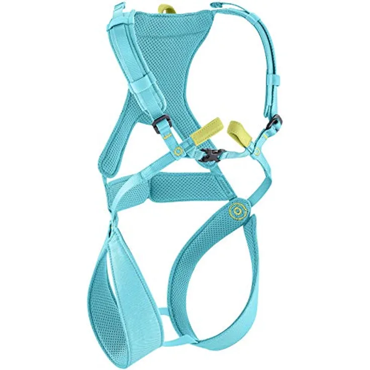 EDELRID Kinderklettergurt Fraggle III, gepolstert, mitwachsende Konstruktion, Größe: XXS, Farbe: icemint