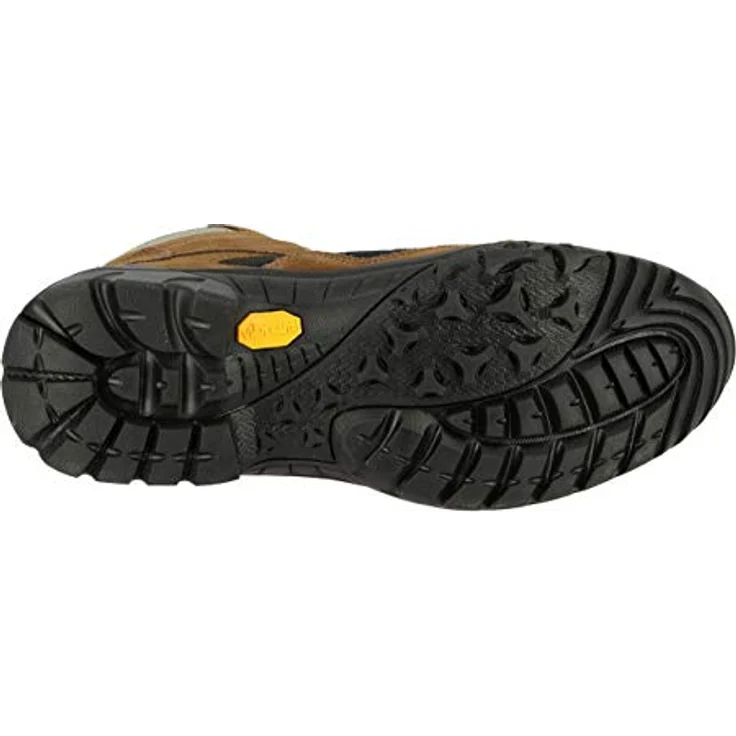 BRÜTTING Trekkingschuhe Herren, robuster Wanderschuh aus Veloursleder, braun, flache Gummisohle, Schnürverschluss – Bild 6