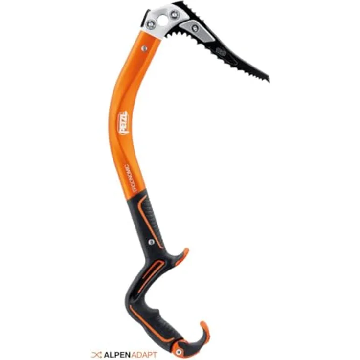 Petzl Ergonomic Piolet, Eispickel für steifes Eis und Trockenwerkzeug, Unisex, Mehrfarbig, One Size