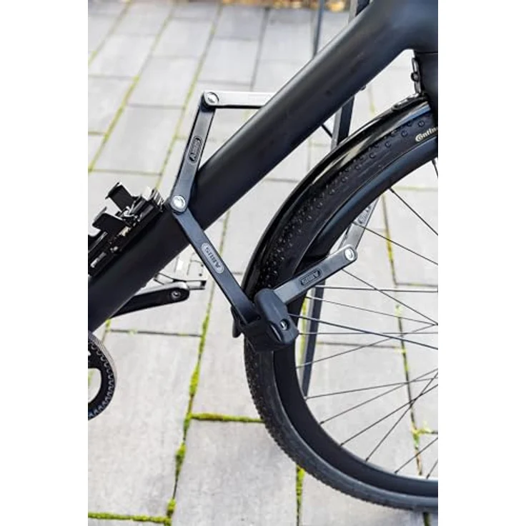 ABUS Bordo 6000K, Faltschloss ohne Halterung mit XPlus Zylinder, Sicherheitslevel 10, Länge 90 cm, schwarz – Bild 2