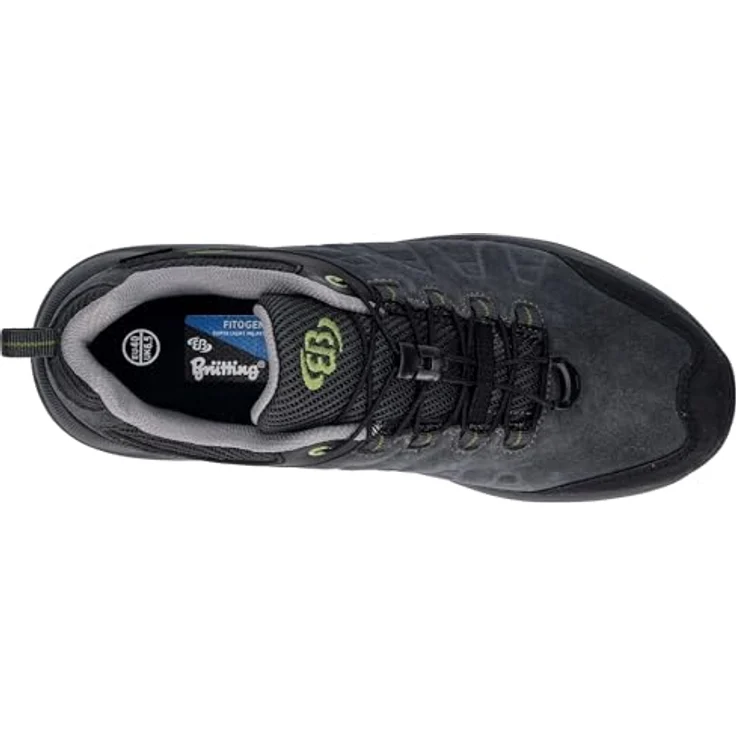 Brütting Mount Harvard Low, Herren Wanderschuhe aus Veloursleder mit Comfortex-Klimamembrane, atmungsaktiv und wasserabweisend, Grau, Größe 45 – Bild 5