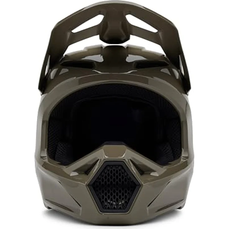 Fox Racing V1 Solid Helmet, MIPS-Motocrosshelm, Ash, XL (61 - 62 cm) mit verstellbarem Visier und optimaler Luftzirkulation – Bild 4