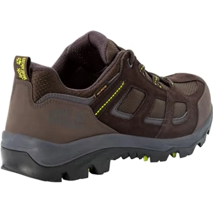 Jack Wolfskin VOJO 3 TEXAPORE LOW M, Wanderschuh für Herren mit Leder- und Textilkombination, griffiger Gummisohle – Bild 7
