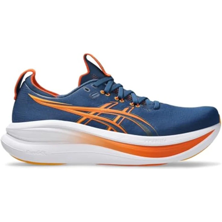 Asics GEL-NIMBUS 28, Laufschuhe mit FF BLAST PLUS-Dämpfung und PureGEL-Technologie, blau, Größe 43.5 – Bild 8