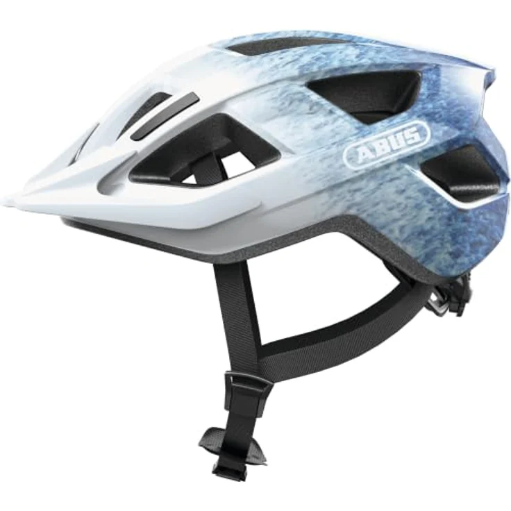 ABUS ADURO 3.0 Paint Blue L, Fahrradhelm mit In-Mold-Verbindung und 7 Lufteinlässen, blau – Bild 1