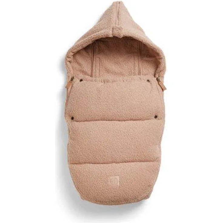 Elodie Schlafsack, universelle Passform für Babyschalen, wattiertes Obermaterial, Wendekapuze, maschinenwaschbar, 86 cm, grau