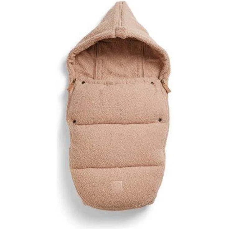 Elodie Schlafsack, universelle Passform für Babyschalen, wattiertes Obermaterial, Wendekapuze, maschinenwaschbar, 86 cm, grau – Bild 1