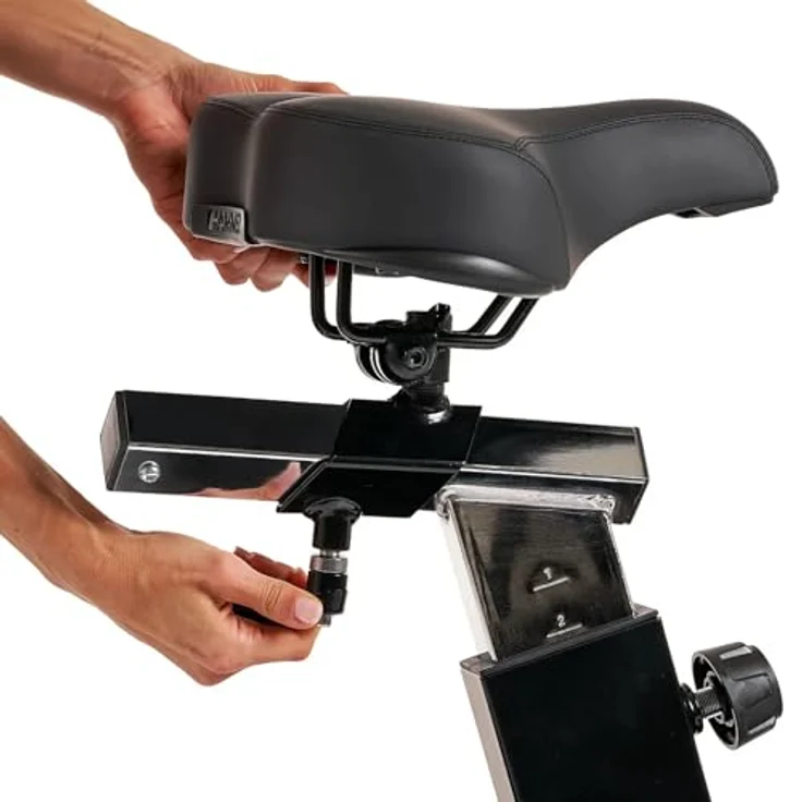 HAMMER Ergometer Presidio, leiser Heimtrainer bis 180 kg, App Kompatibel mit Kinomap & Zwift, 16 Programme, robustes Design – Bild 5