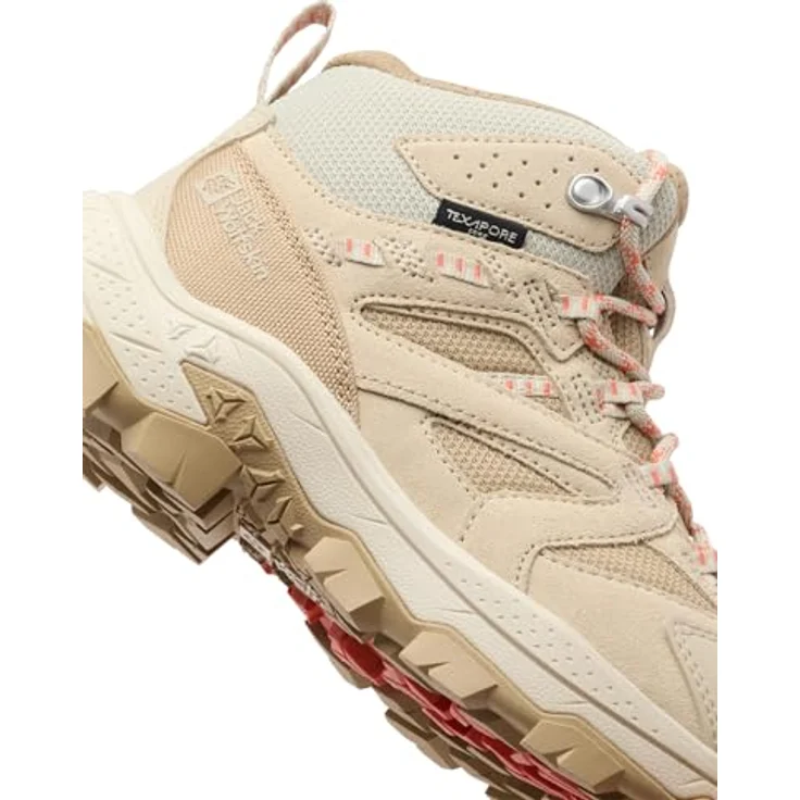 Jack Wolfskin Vojo Tour Texapore Mid W, Damen Wanderschuhe mit wasserdichtem Wetterschutz, Schwarz – Bild 6