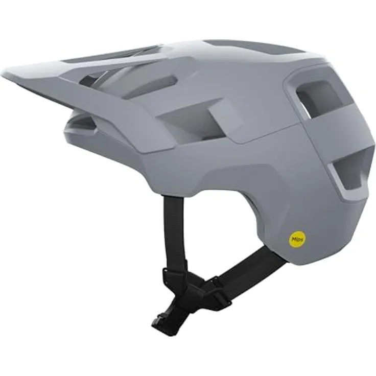 POC Kortal Race MIPS, Velohelm für Erwachsene, 51 - 54 cm, Granite Grey, Hartschalenkonstruktion